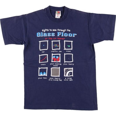 古着 90年代 フルーツオブザルーム FRUIT OF THE LOOM HEAVY cotton プリントTシャツ カナダ製 メンズM相当 ヴィンテージ/eaa585050
