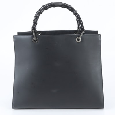 ■美品 グッチ バンブー 002 1010 トート バッグ レザー