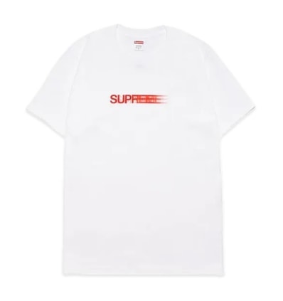 Supreme Motion Logo Tee "White" (20SS)