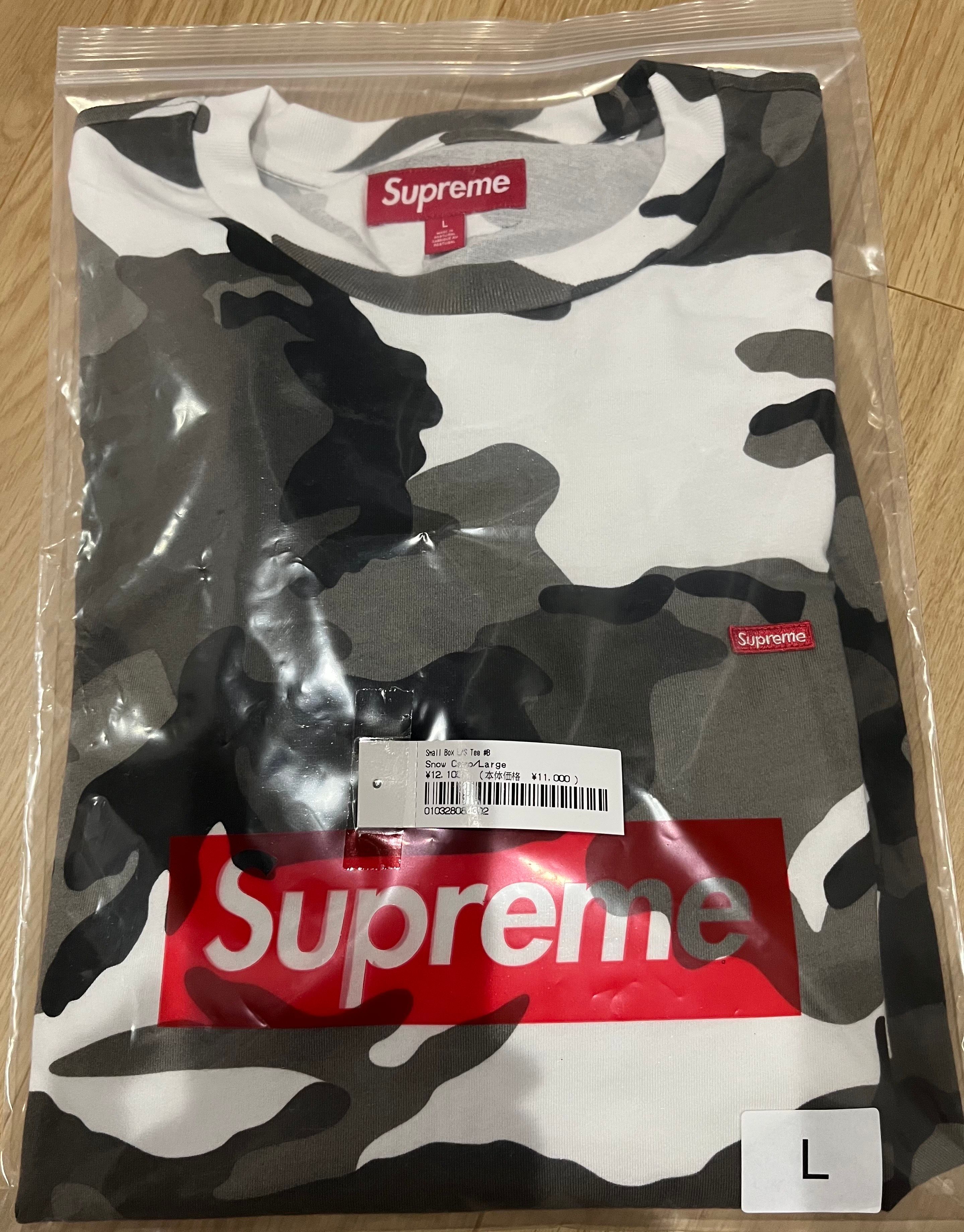 Supreme Small Box L/S Tee "Snow Camo" (25SS)