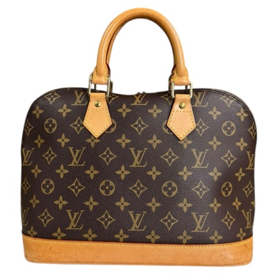 ルイヴィトン アルマPM モノグラム ハンドバッグ モノグラムキャンバス M51130 ブラウン レディース LOUIS VUITTON 中古