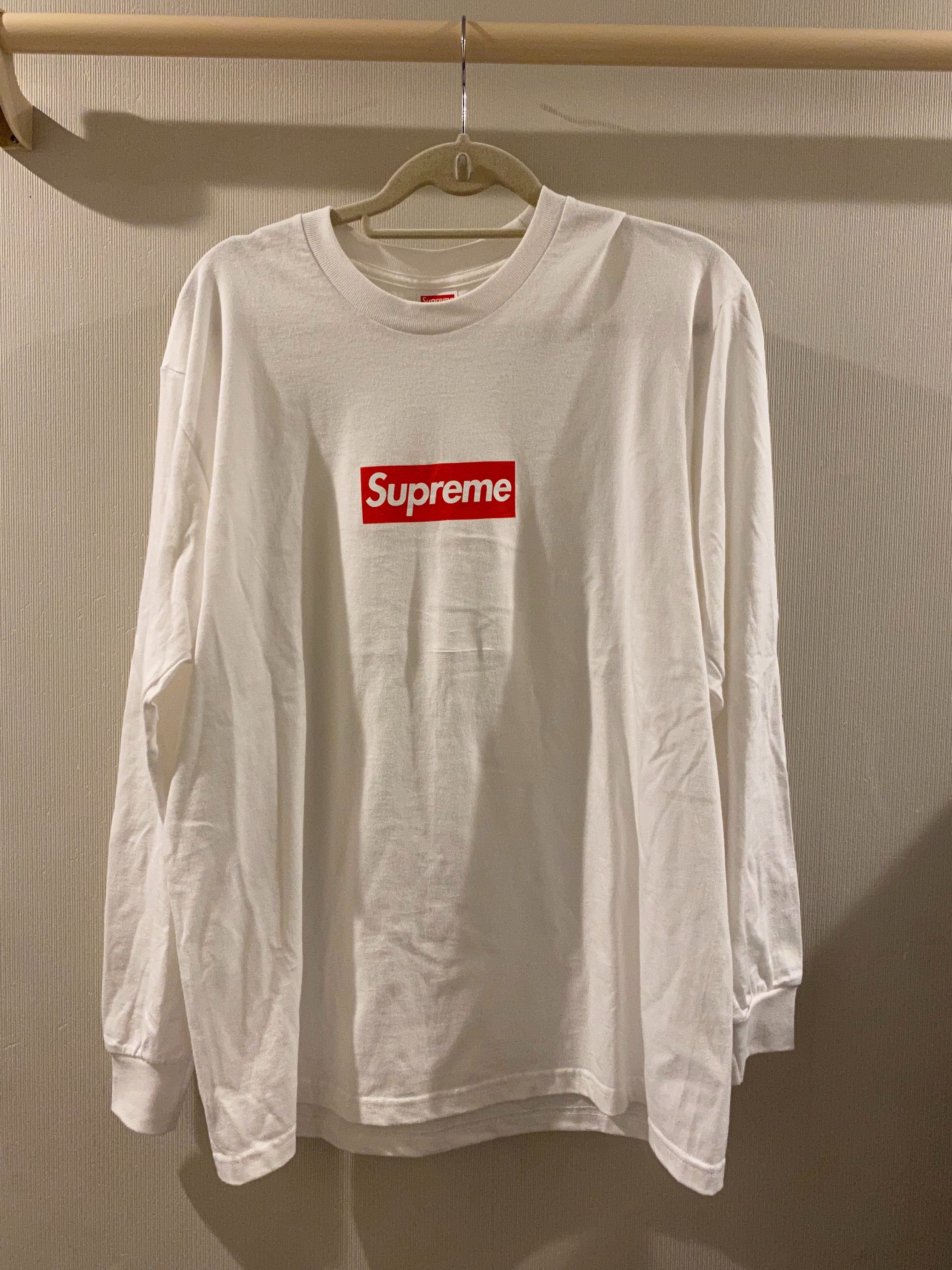 Supreme Box Logo L/S Tee "White"