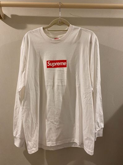 Supreme Box Logo L/S Tee "White"