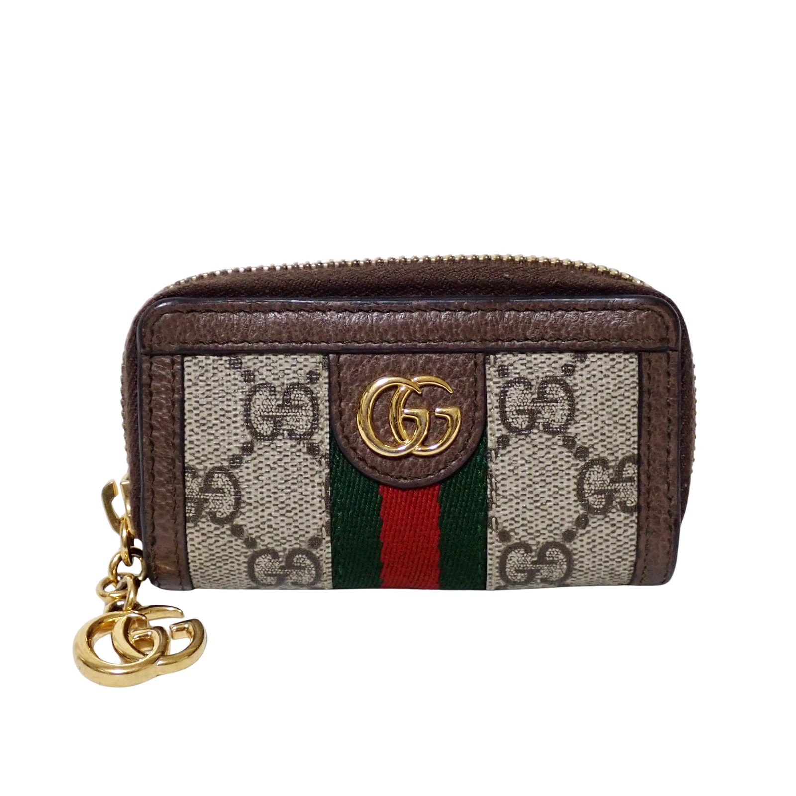 GUCCI グッチ  GGスプリーム オフディア コインケース  523157   ベージュ  レディース キーケース
