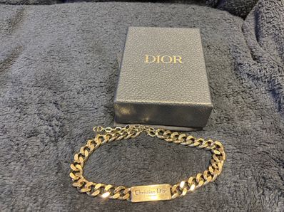 Dior Christian Dior Couture Chain link Necklace "Silver"