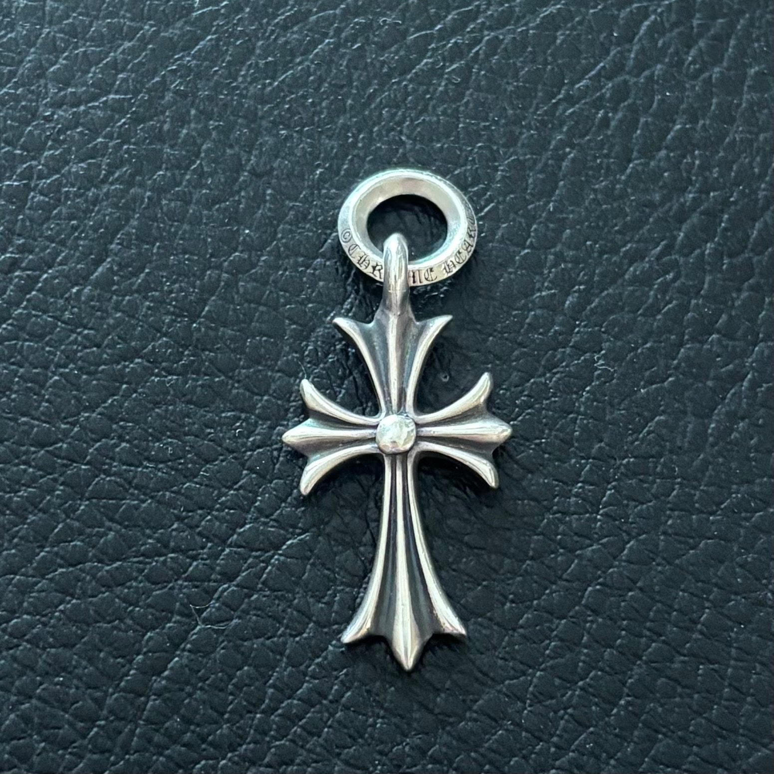 Chrome Hearts Tiny CH Cross Charm "Silver"
