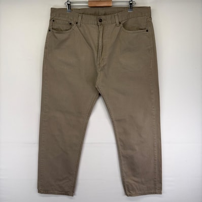 古着 リーバイス Levi's デニム パンツ Gパン ジッパーフライ 5ポケット 大きいサイズ 505 カラーデニム w40 L30 グレー系 メンズ