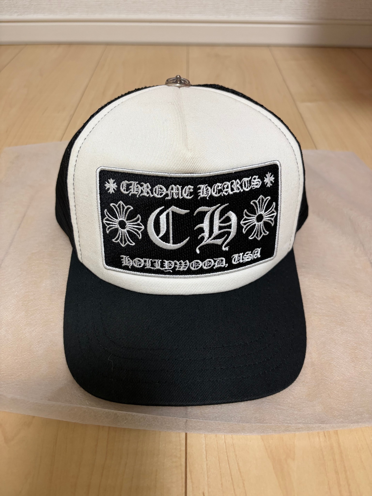 Chrome Hearts Trucker Cap CH "Black/White"