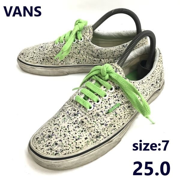 VANS/バンズ★ローカットスニーカー【size:7/25.0/green/緑】sneakers/Shoes/trainers◆sH-33