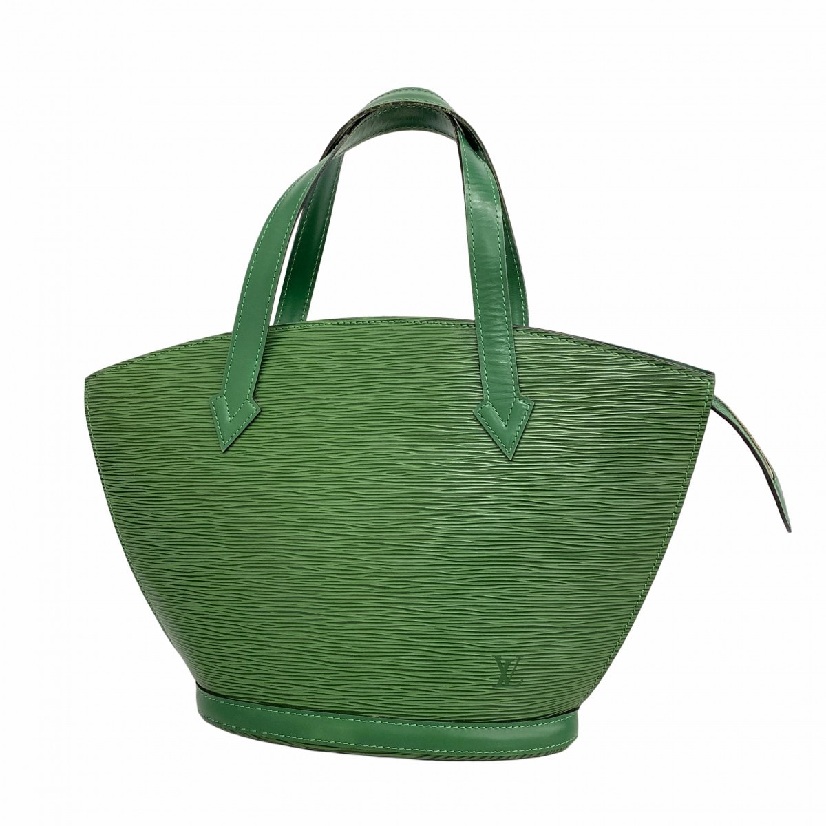 【6cd4626】ルイヴィトン ハンドバッグ エピ サンジャック M52274 ボルネオグリーン【中古】レディース