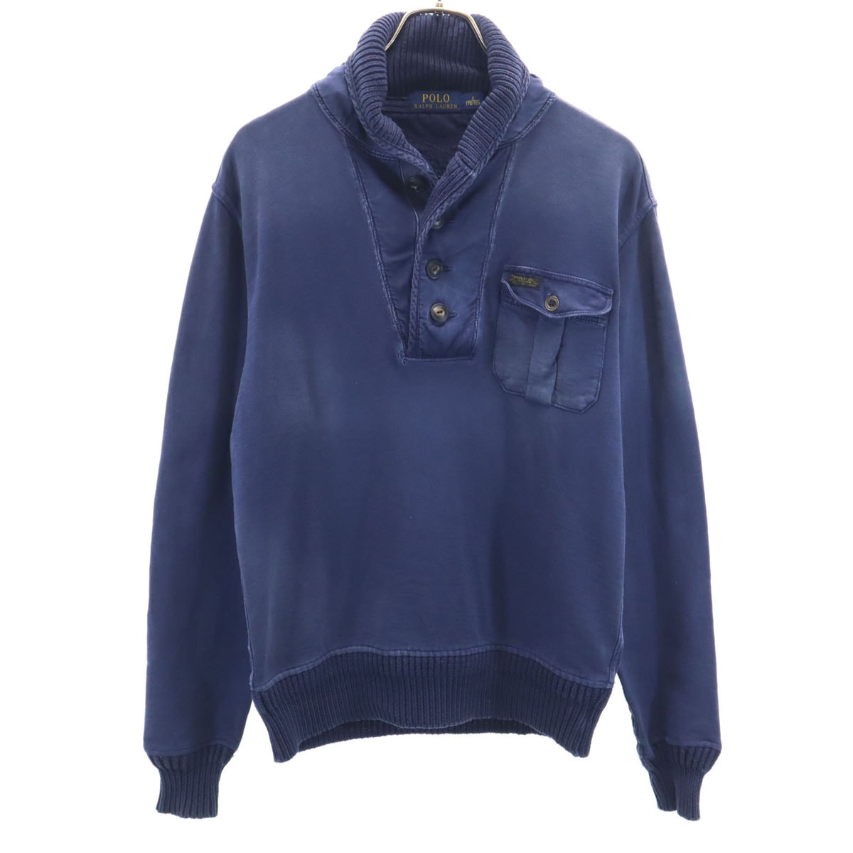 POLO RALPH LAUREN ポロラルフローレン 長袖 スウェット S ネイビー