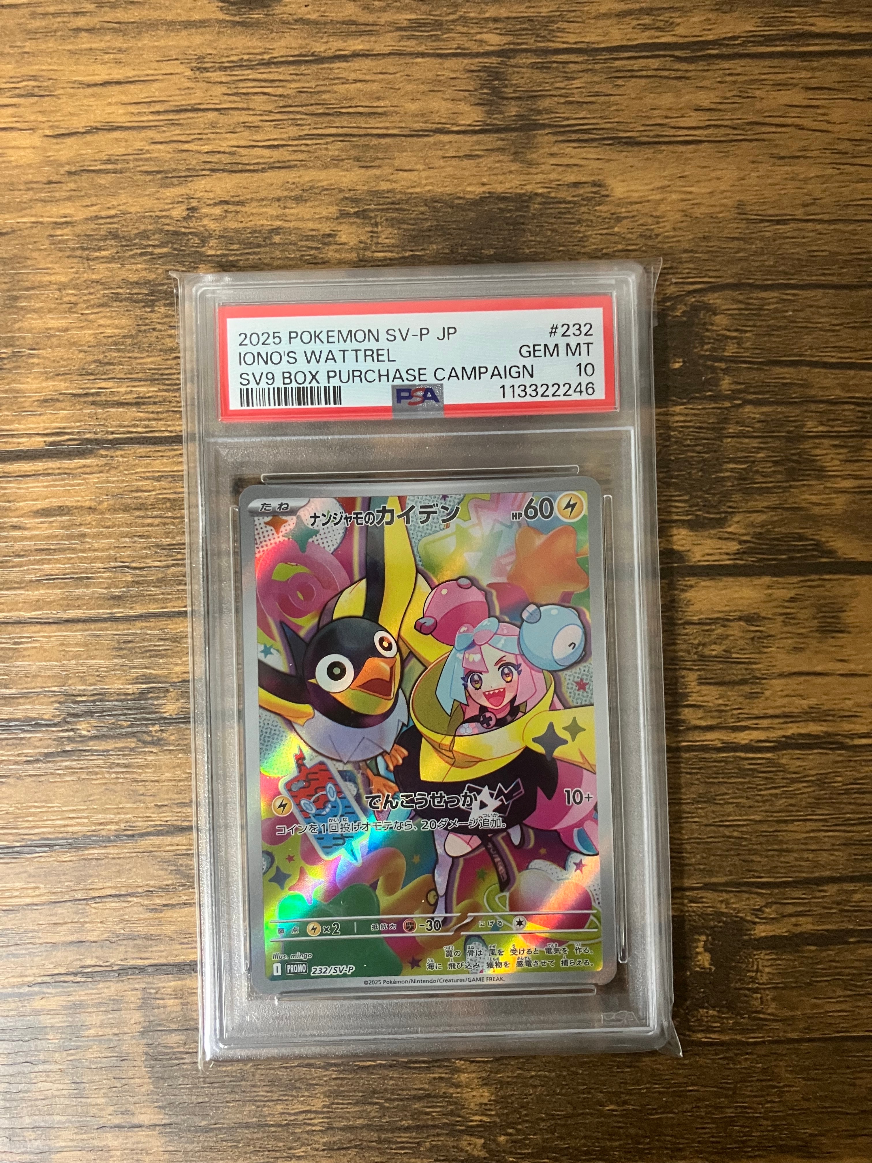 ナンジャモのカイデン P [SV-P 232](プロモーションカード「拡張パック バトルパートナーズ Box購入キャンペーン」)