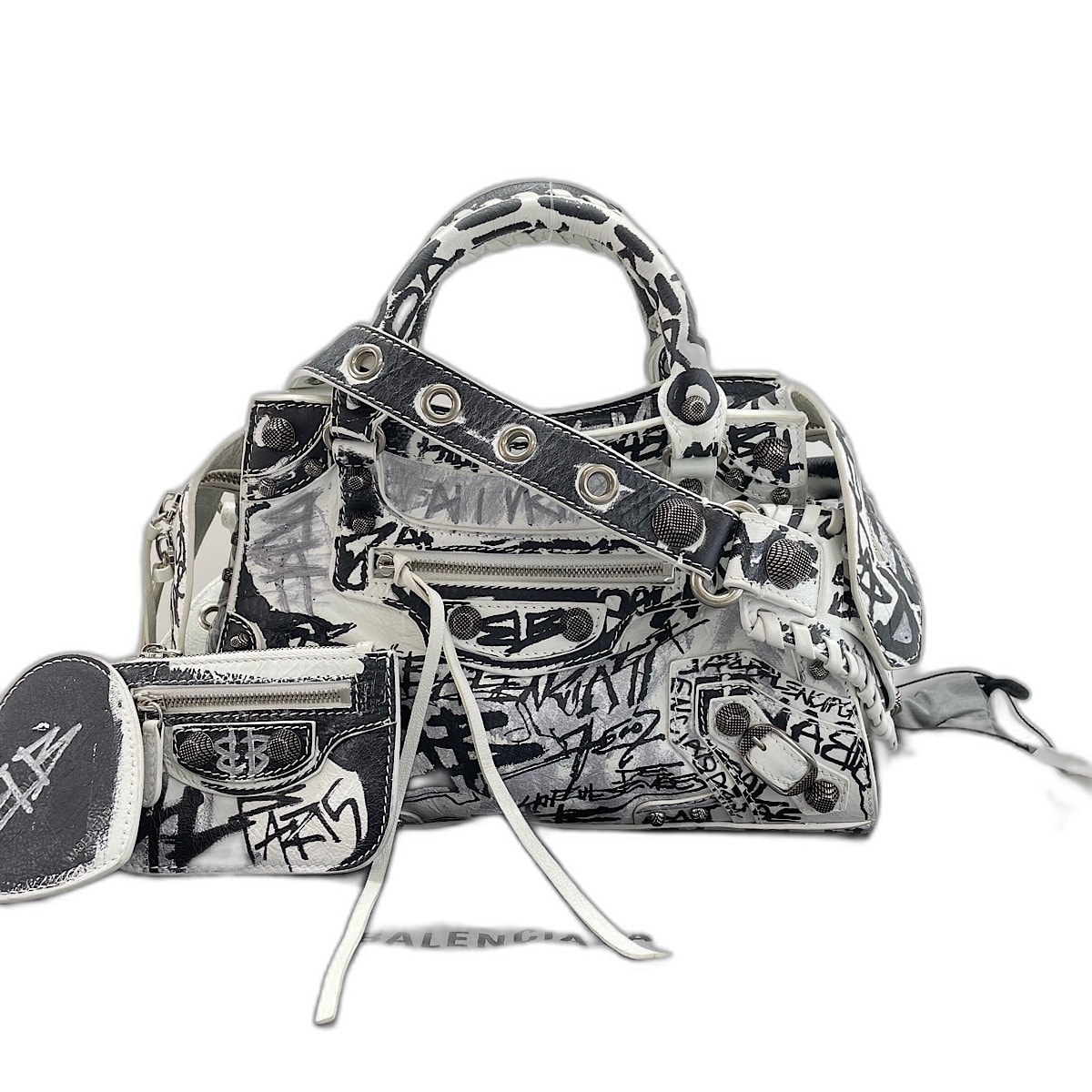 バレンシアガ BALENCIAGA ネオ・カゴール XS 2WAY ハンドバッグ レザー【中古】