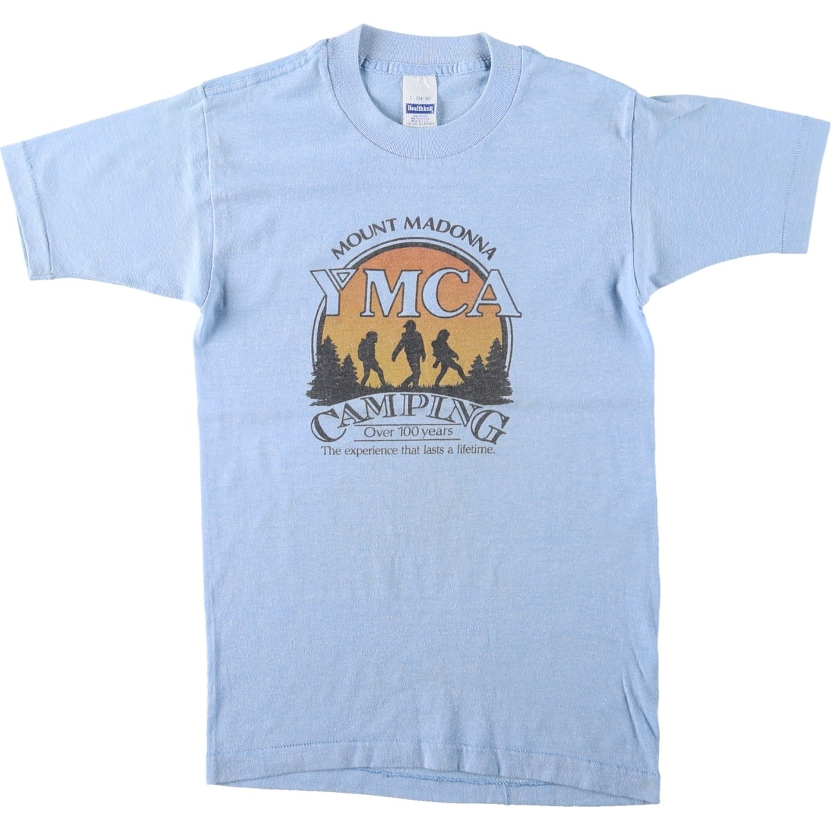 古着 80年代 ヘルスニット Healthknit YMCA プリントTシャツ USA製 メンズS相当 ヴィンテージ/eaa665677