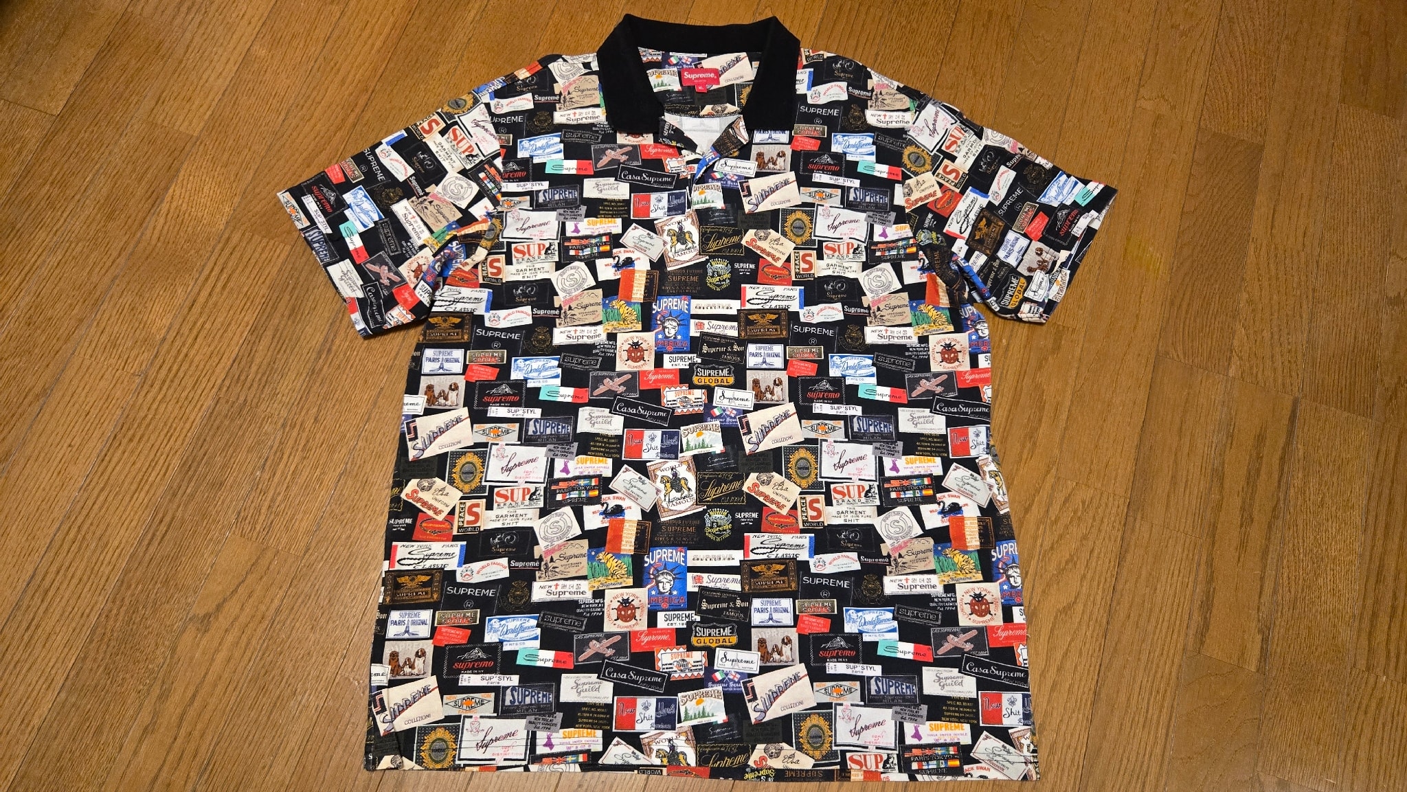 Supreme Labels Polo "Black"