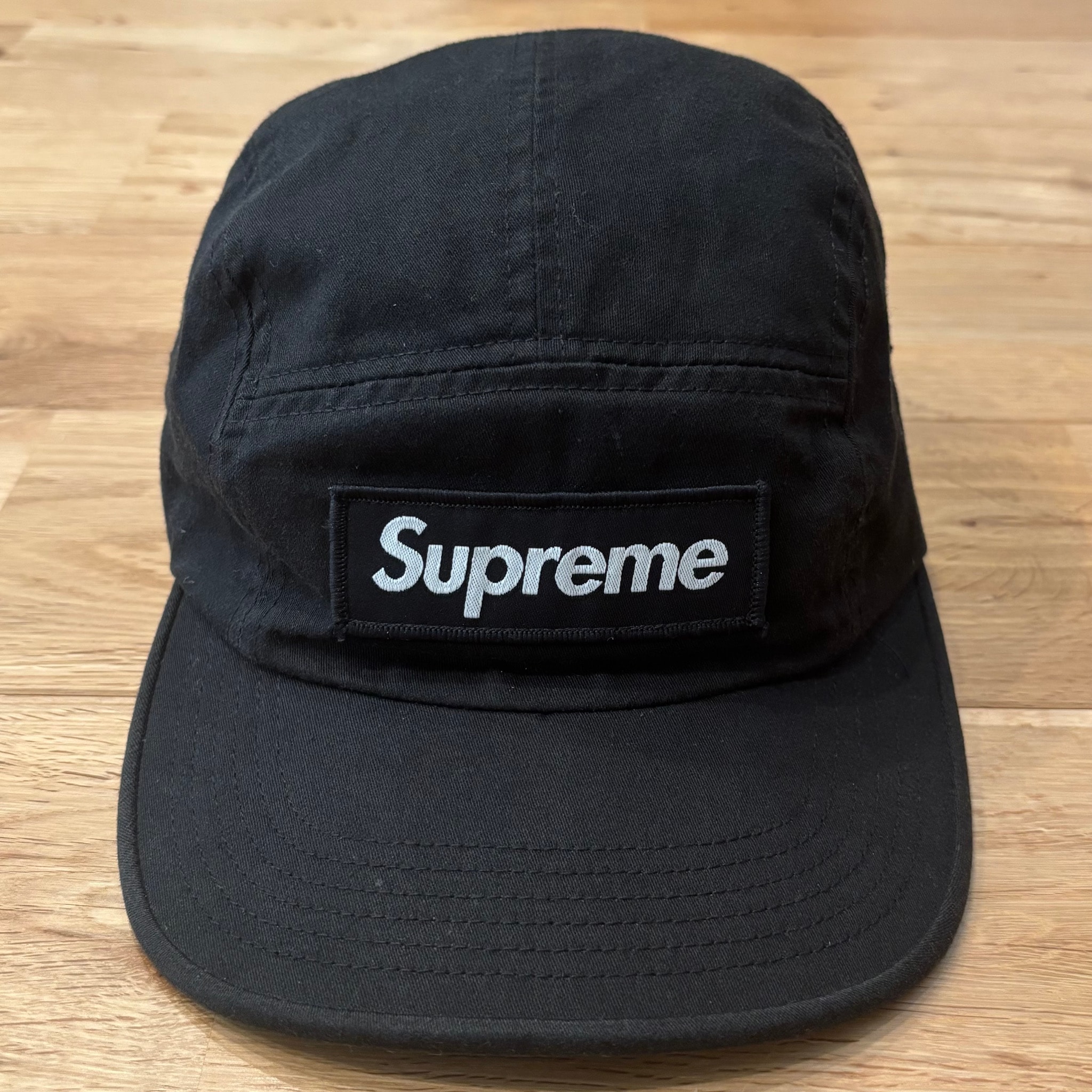 Supreme Military Camp Cap ミリタリー ボックスロゴ 黒 キャップ シュプリーム ブラック