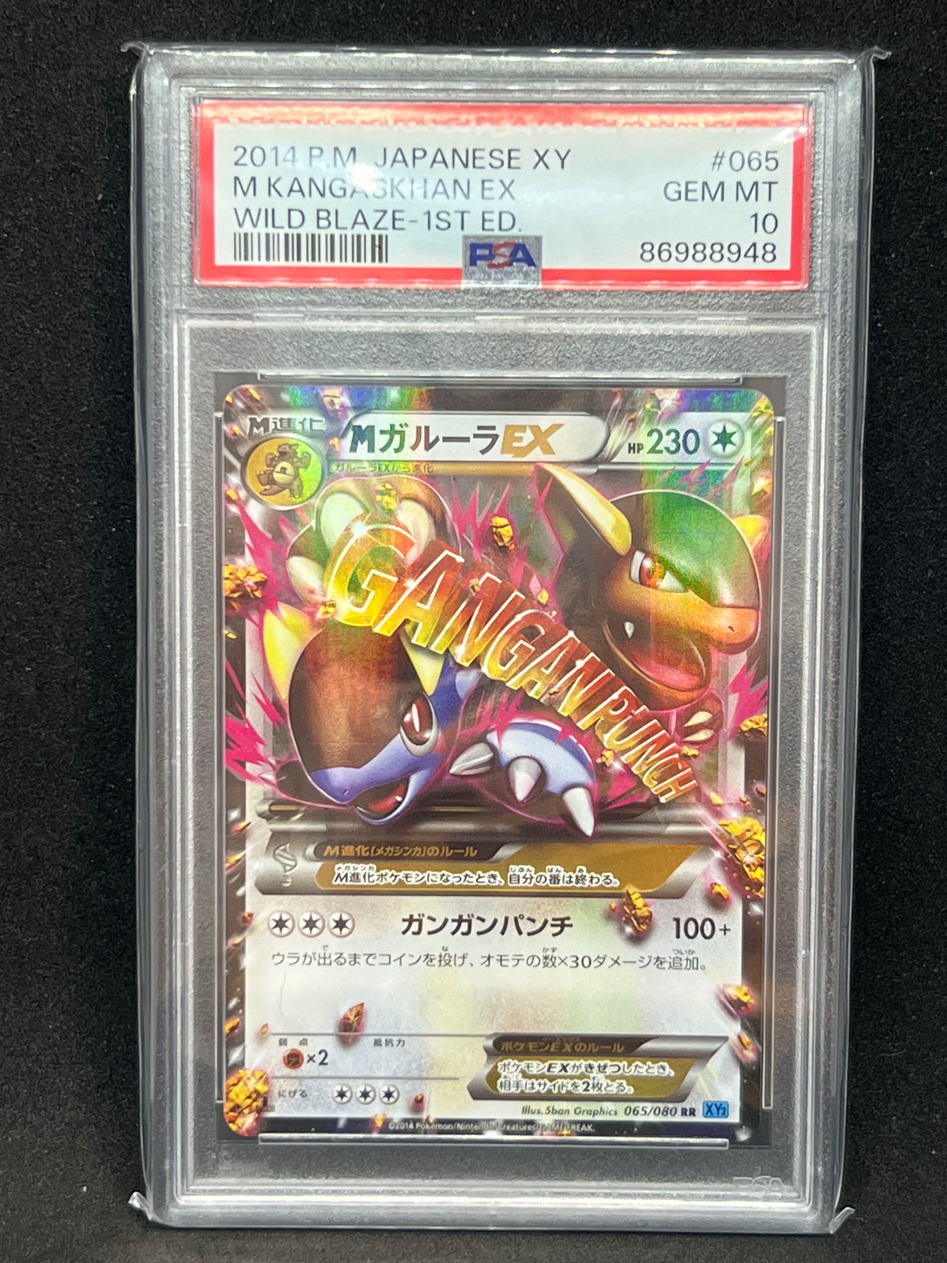 PSA10】MガルーラEX RR XY2 ワイルドブレイズ 065/080 ガルーラ