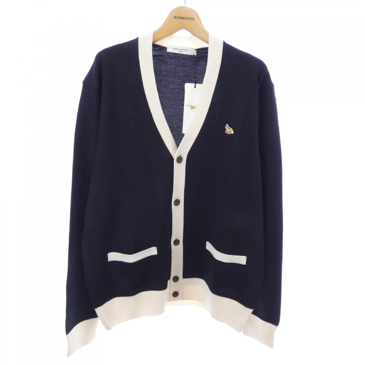 メゾンキツネ MAISON KITSUNE HU00542KT1036 カーディガン