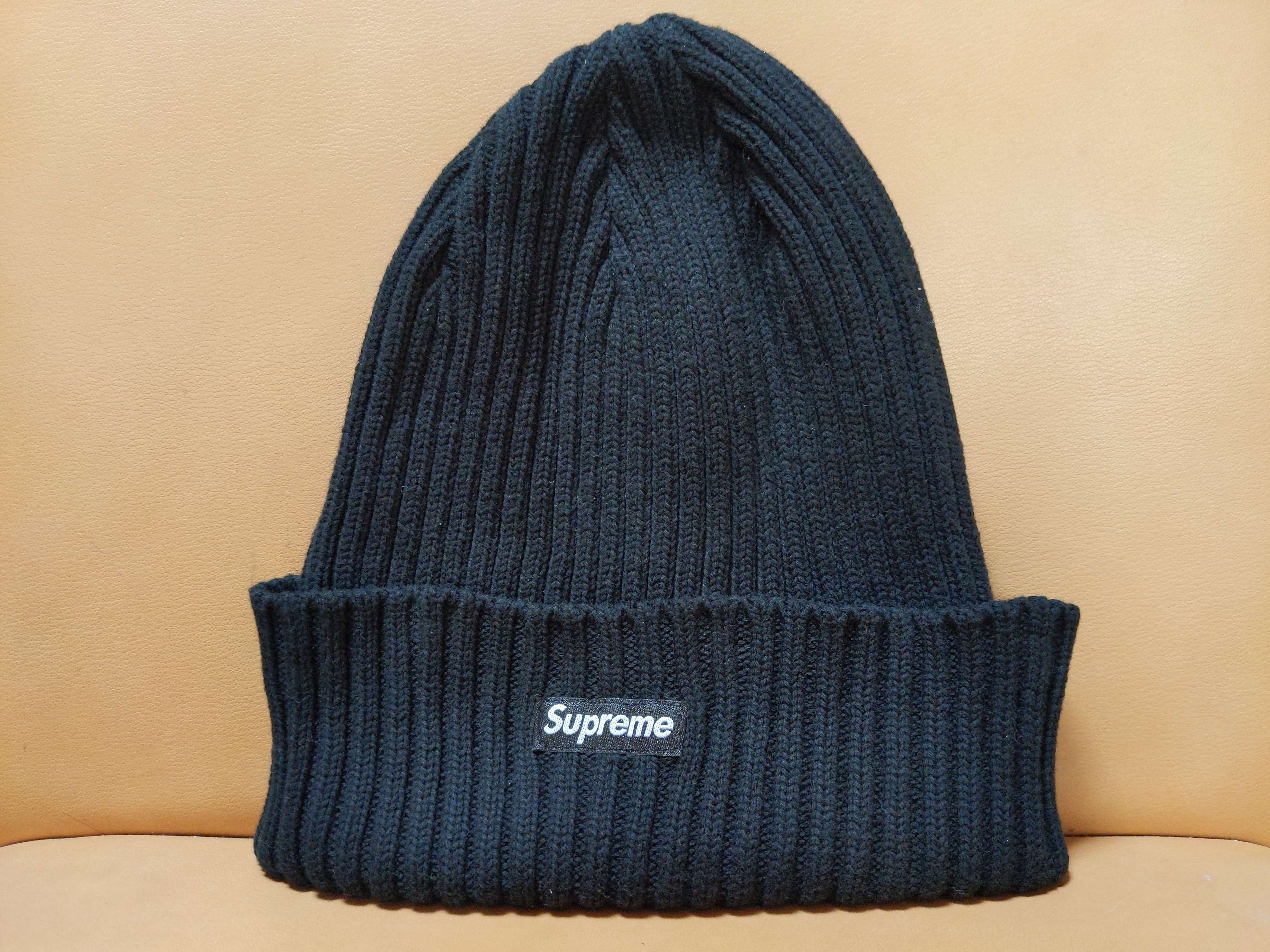 Supreme Overdyed Beanie "Black" (23SS)