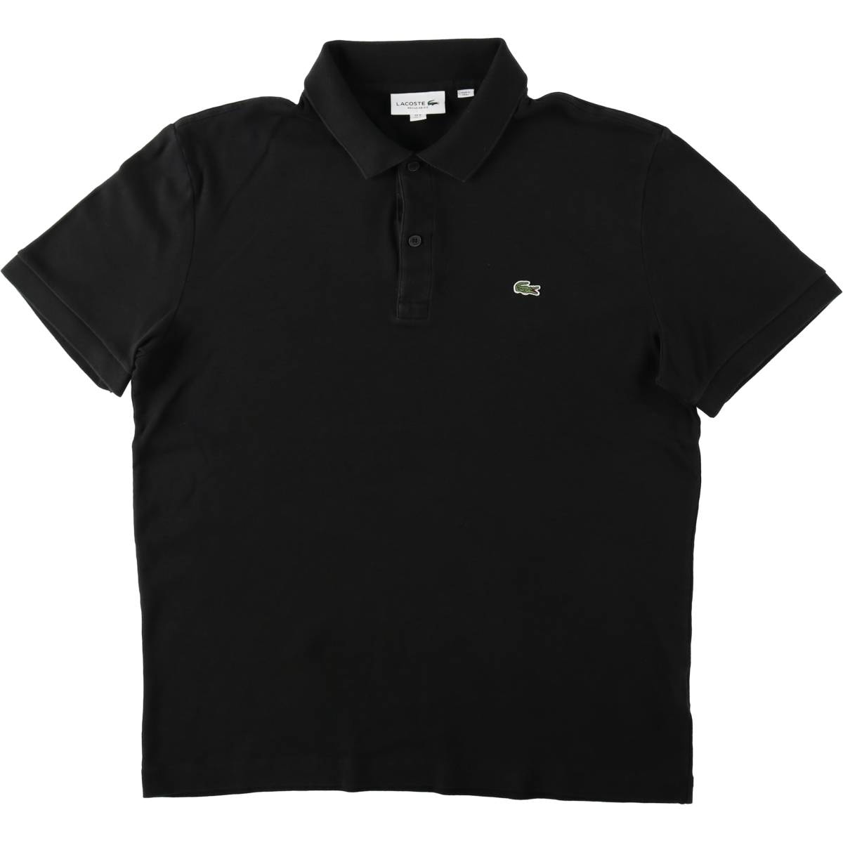 D (傷や汚れあり)】古着 ラコステ LACOSTE 半袖 ポロシャツ メンズL