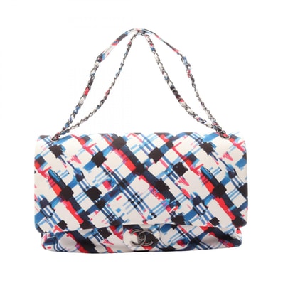 シャネル CHANEL エアライン ショルダーバッグ バッグ キャンバス レディース ホワイト系 / マルチカラー 【中古】