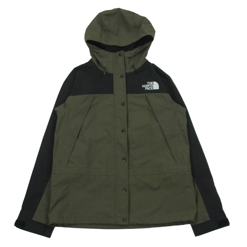 THE NORTH FACE ノースフェイス NPW61831 GORE-TEX Mountain Light Jacket ゴアテックス マウンテン ライト ジャケット パーカー ブラック系 グリーン系 XL【中古】