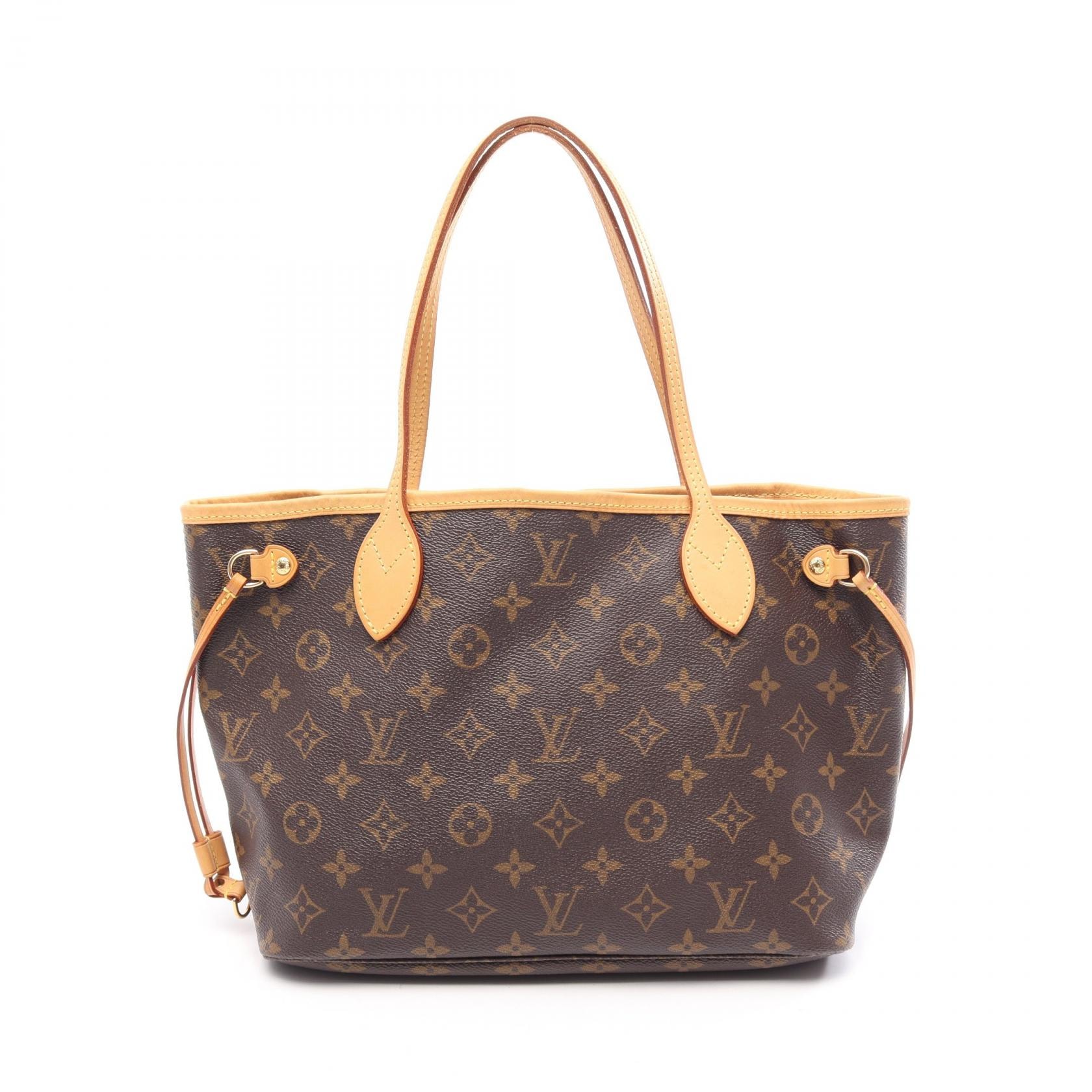 ルイ・ヴィトン LOUIS VUITTON ネヴァーフルPM モノグラム トートバッグ バッグ PVCコーティングキャンバス レザー モノグラム レディース ブラウン系 M40155 【中古】