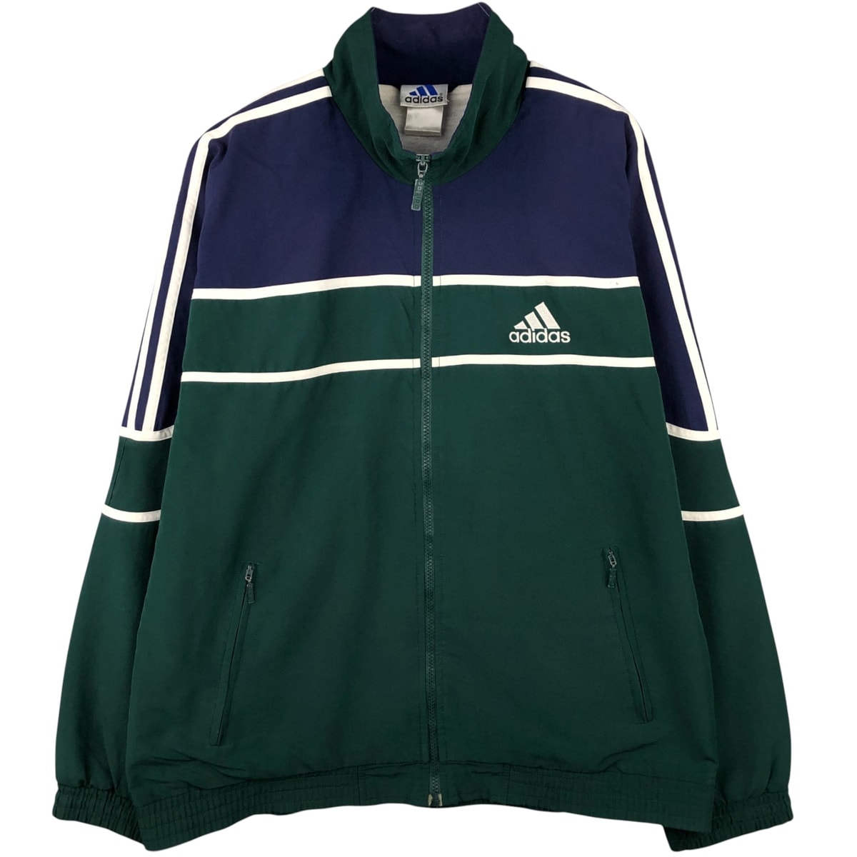 古着 90年代 アディダス adidas バックロゴ ジャージ トラックジャケット メンズM相当 ヴィンテージ/eaa588781