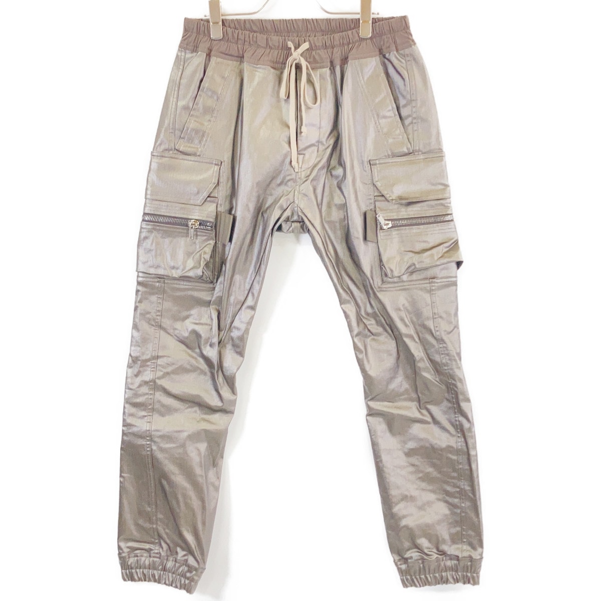 リックオウエンス RU01D3396-SCT ミディアムグレー Mastodon カーゴパンツ 48