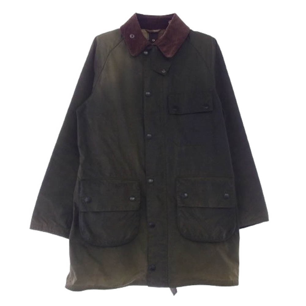 Barbour バブアー ジャケット MWX1041SG51 SOLWAY ZIP ソルウェイジップ オイルド ジャケット カーキ系 38【中古】