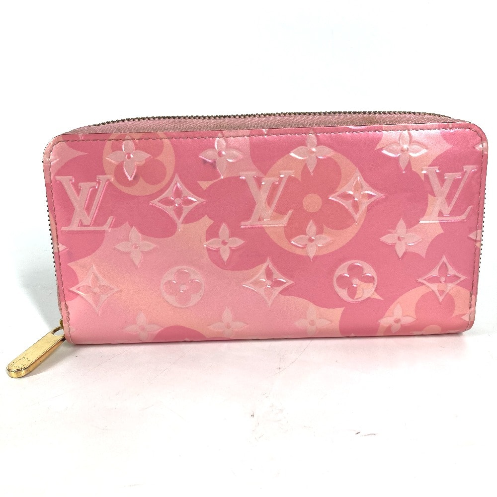 ルイヴィトン LOUIS VUITTON ジッピー ウォレット M80309 モノグラム ヴェルニ 2021年 バレンタイン 日本限定 長財布 モノグラムヴェルニ ピンク