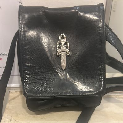 Chrome Hearts Milo Large Dagger Mail Shoulder Bag "Black"