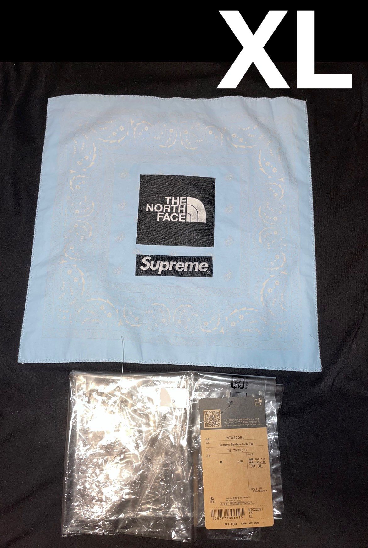 Supreme x The North Face Bandana Tee "Black"