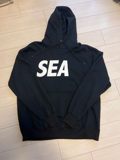 WIND AND SEA SEA Hoodie "Black-White"