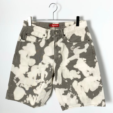 Supreme Baggy Denim Short (25SS) "Bleached"
