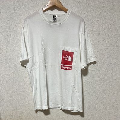 Supreme x The North Face Printed Pocket Tee "White"