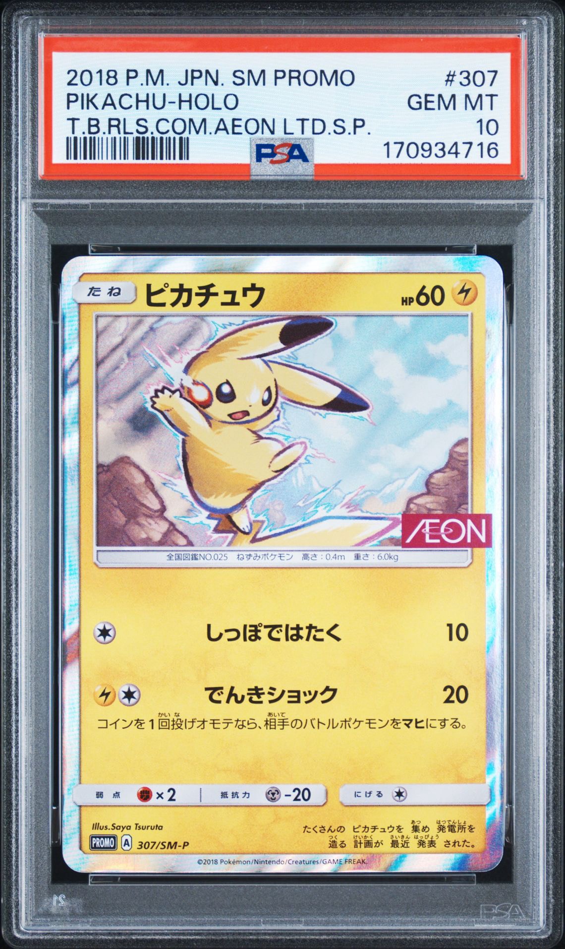 ピカチュウ: プロモ [SM-P 307](プロモーションカード「SM-P」)