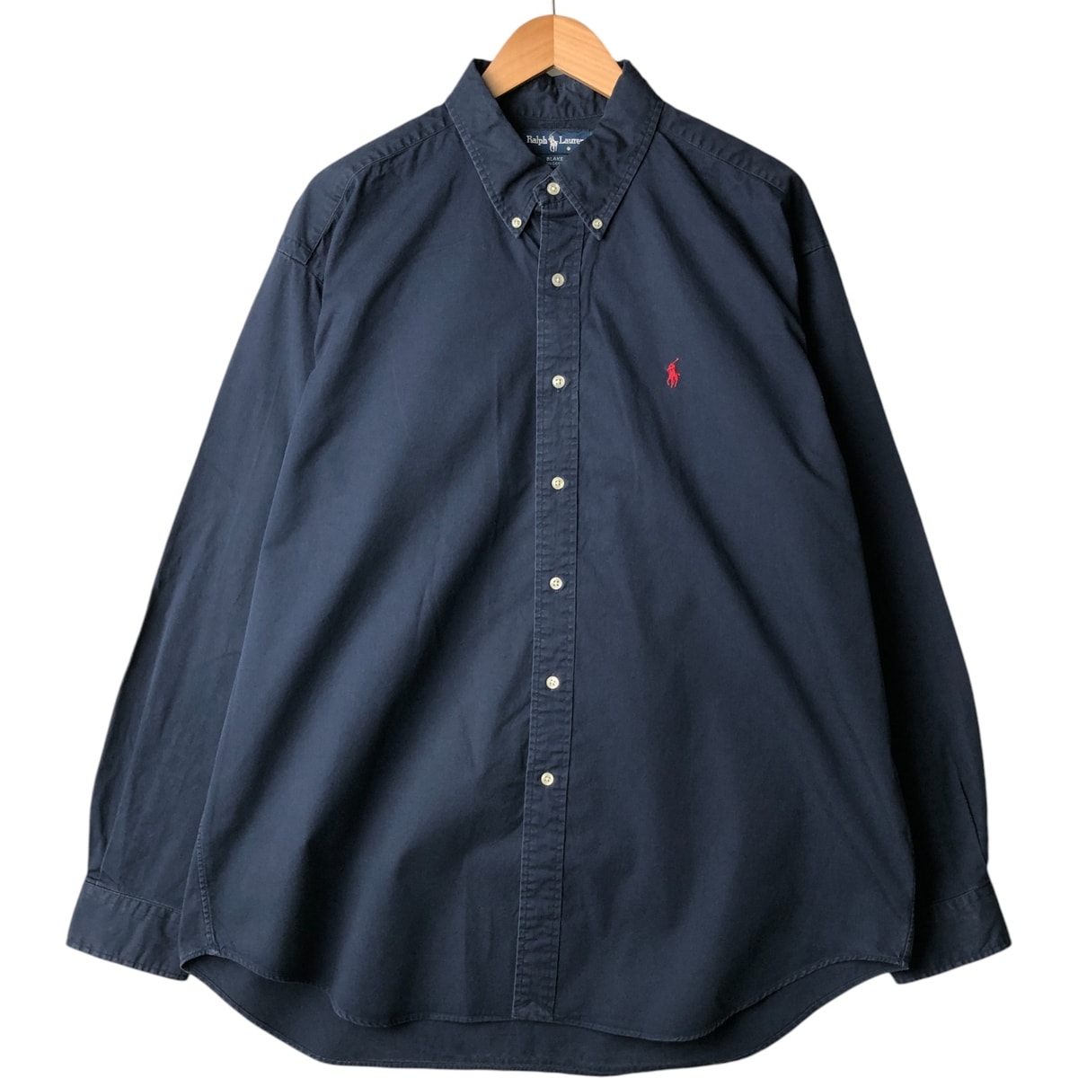 古着 ラルフローレン Ralph Lauren BLAKE 長袖 ボタンダウンシャツ メンズXL相当/eaa568425