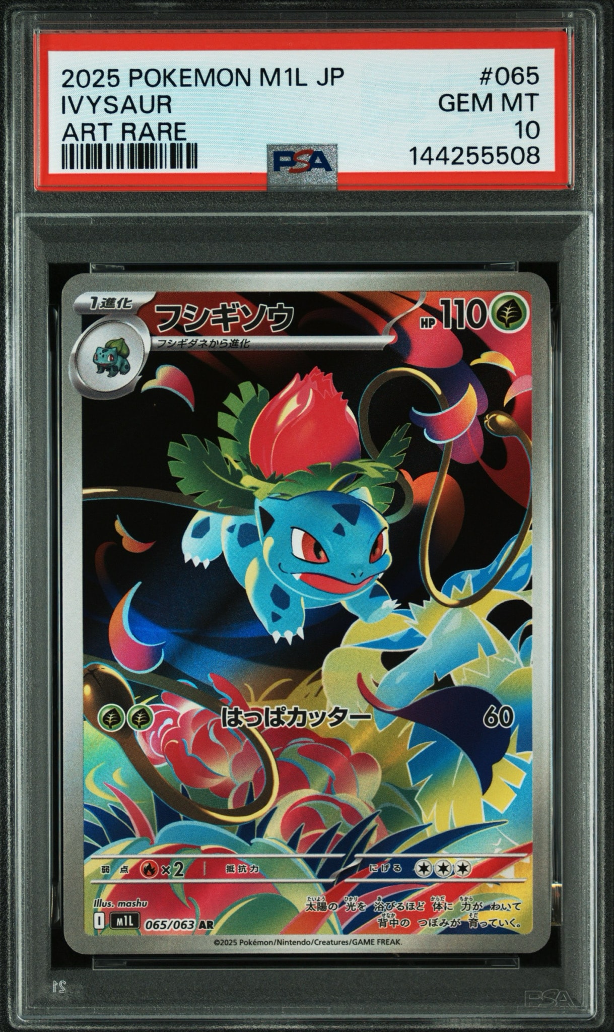 PSA10】フシギソウ AR [M1L 065/063](拡張パック「メガブレイブ」) 1枚