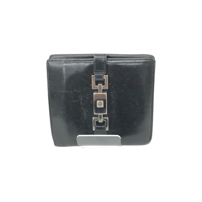 GUCCI グッチ レディース 二つ折り財布 コンパクトウォレット Wホック ジャッキー 035 2778 2131 ブラック