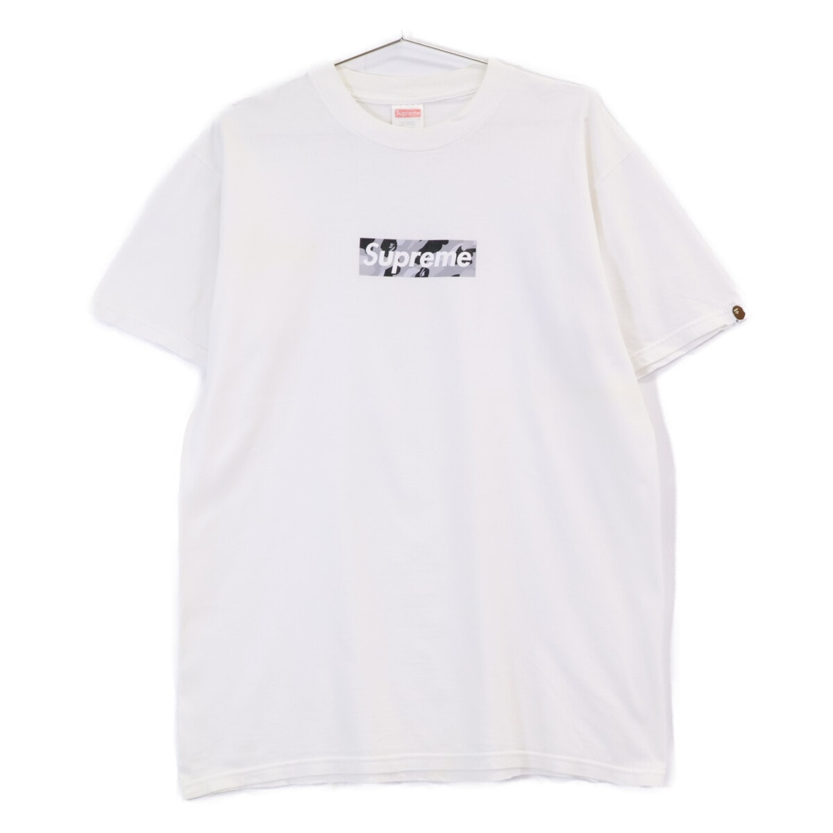 シュプリーム xA BATHING APE 00S ツルタグ カモフラ ボックスロゴ  半袖Tシャツ M