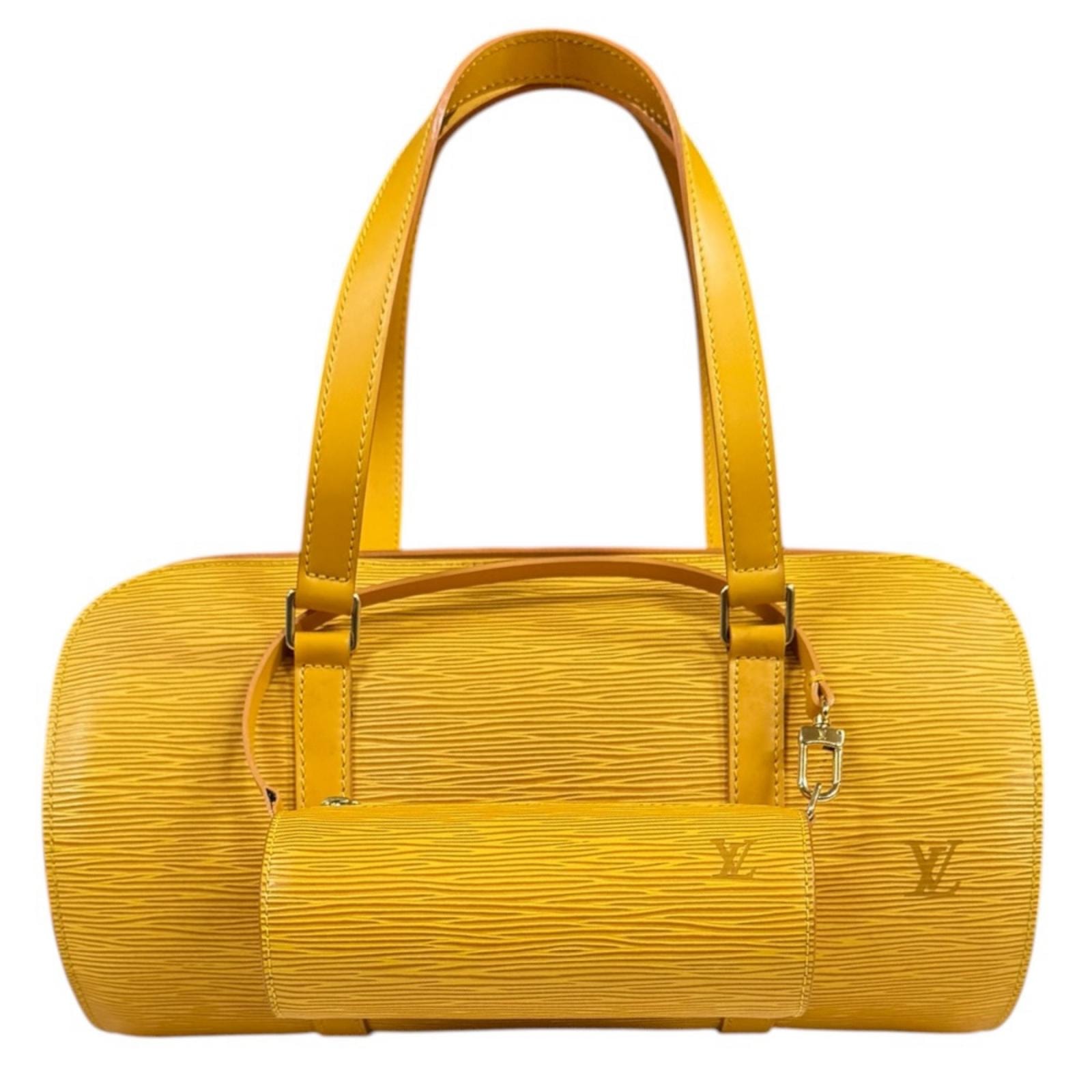 ルイヴィトン スフロ エピ ハンドバッグ エピレザー M52229 イエロー レディース LOUIS VUITTON 中古