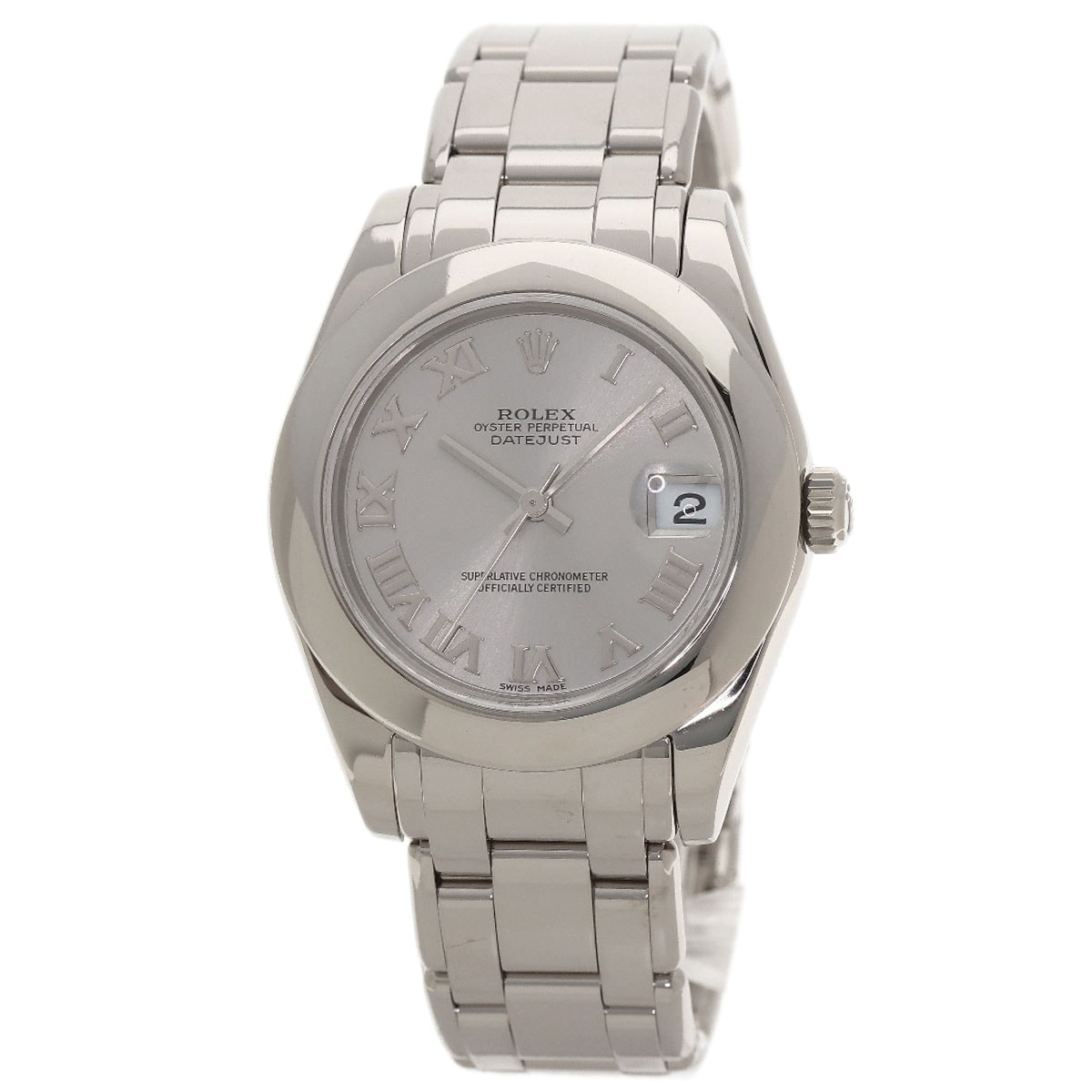 ROLEX ロレックス 81209 デイトジャスト パールマスター 腕時計 K18WG K18WG レディース [中古]