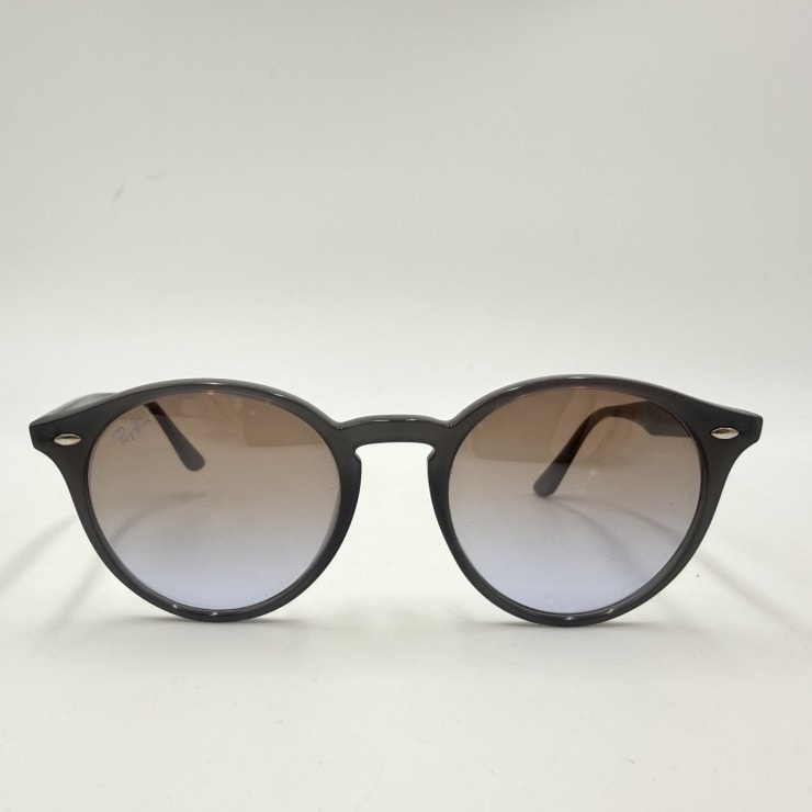 Ray-Ban(レイバン)RB2180-F サングラス ラウンド型 グレー系 クリアフレーム グラデーションレンズ イタリア製