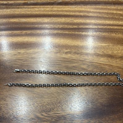 Chrome Hearts Paper Chain Necklace 45cm (18inch) "Silver"