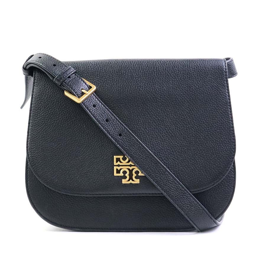 トリーバーチ Tory Burch ショルダーバッグ ブラック レザー レディース【中古】 r11426i