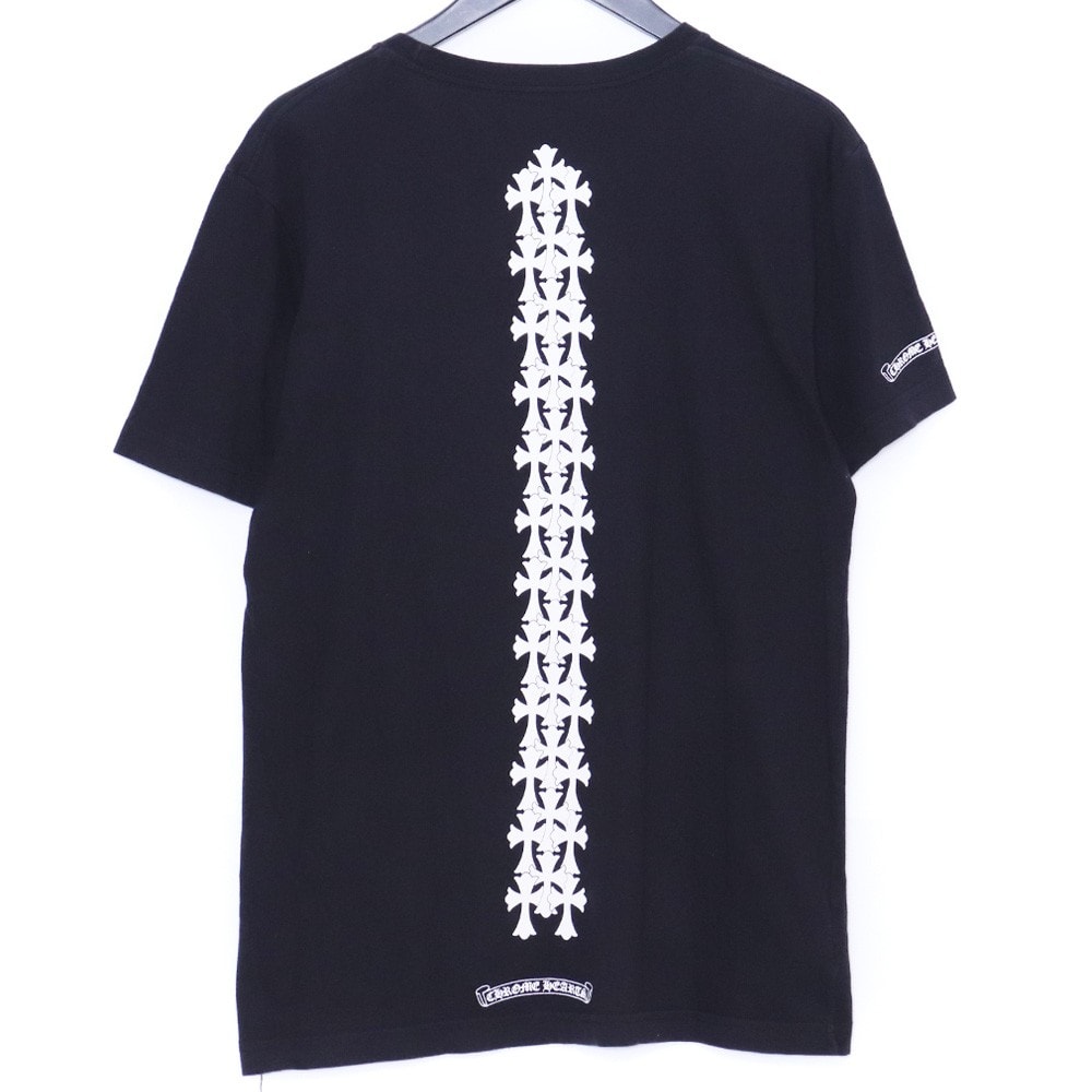 Chrome Hearts Cemetery Cross Tire Tracks T-Shirt "Black"