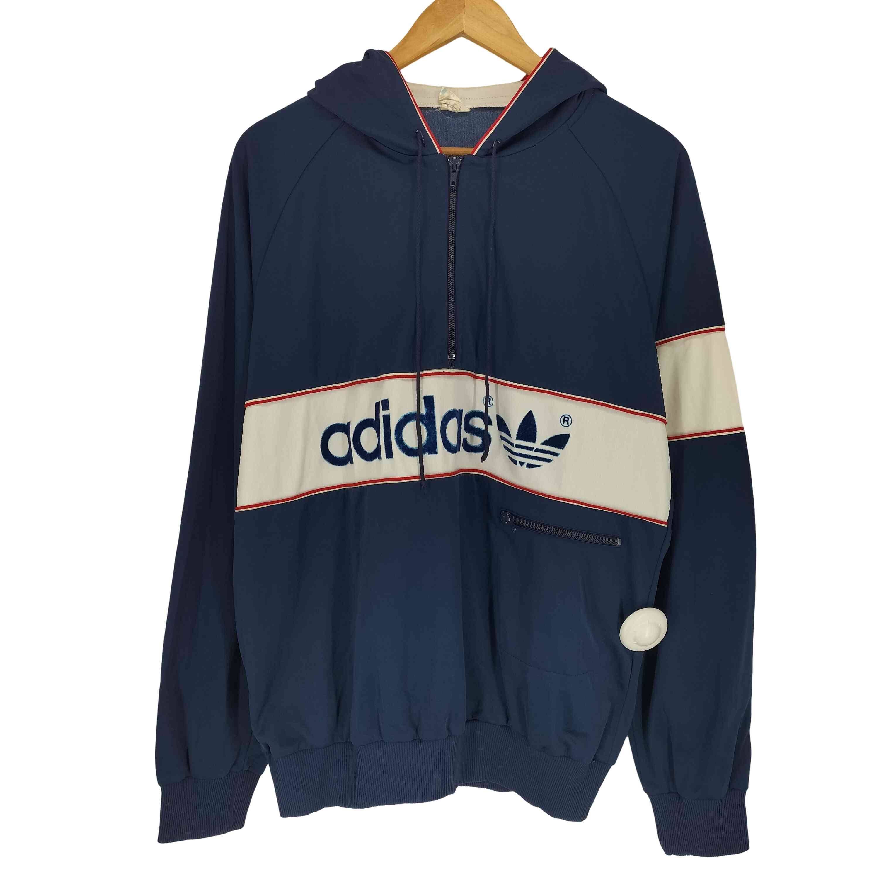 80S MADE IN WEST GERMANY ハーフジップ フーディープルオーバー【1142924383810】
