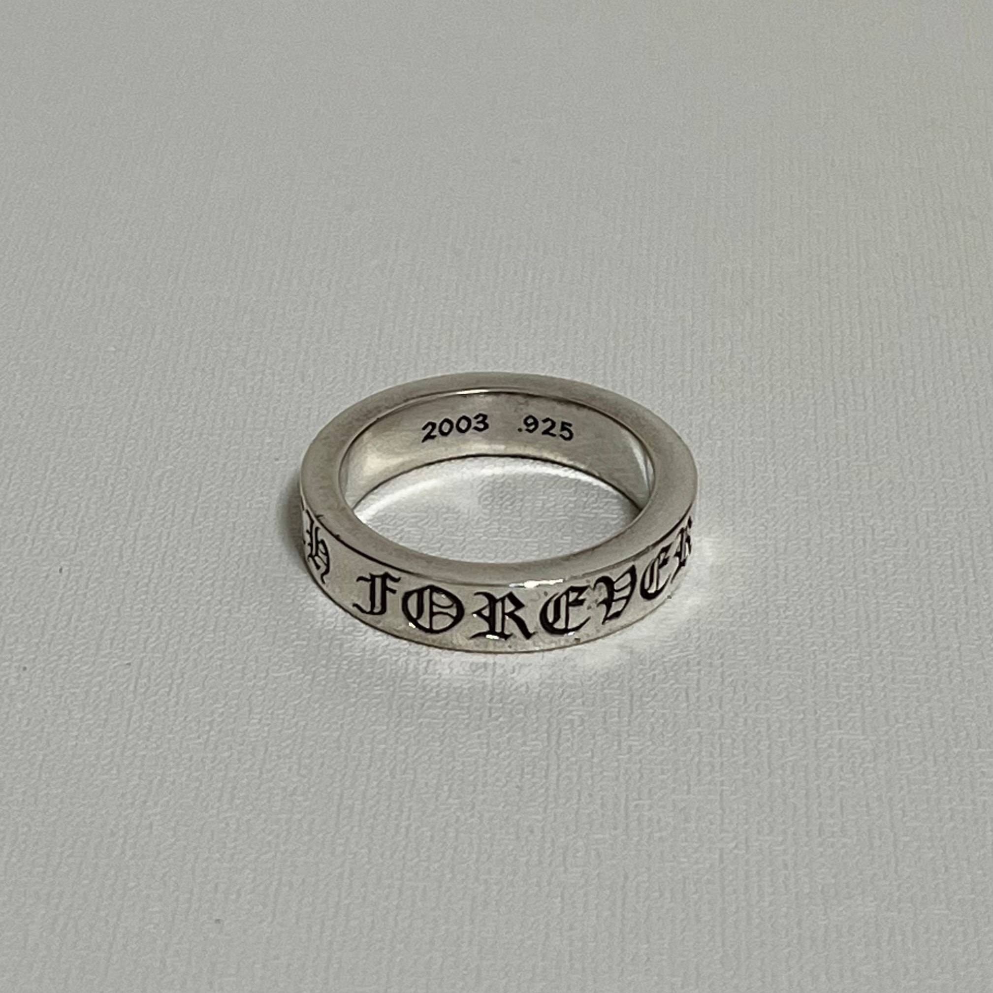 Chrome Hearts Spacer Ring 6mm CH Forever "Silver"