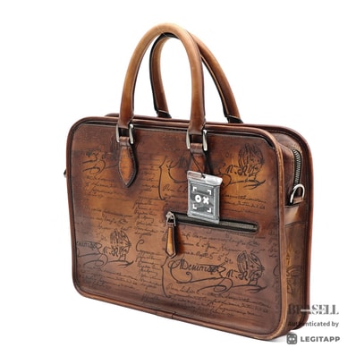 Berluti ベルルッティ Un Jour Un Jour G1116 ビジネスバッグ Leather ユニセックス